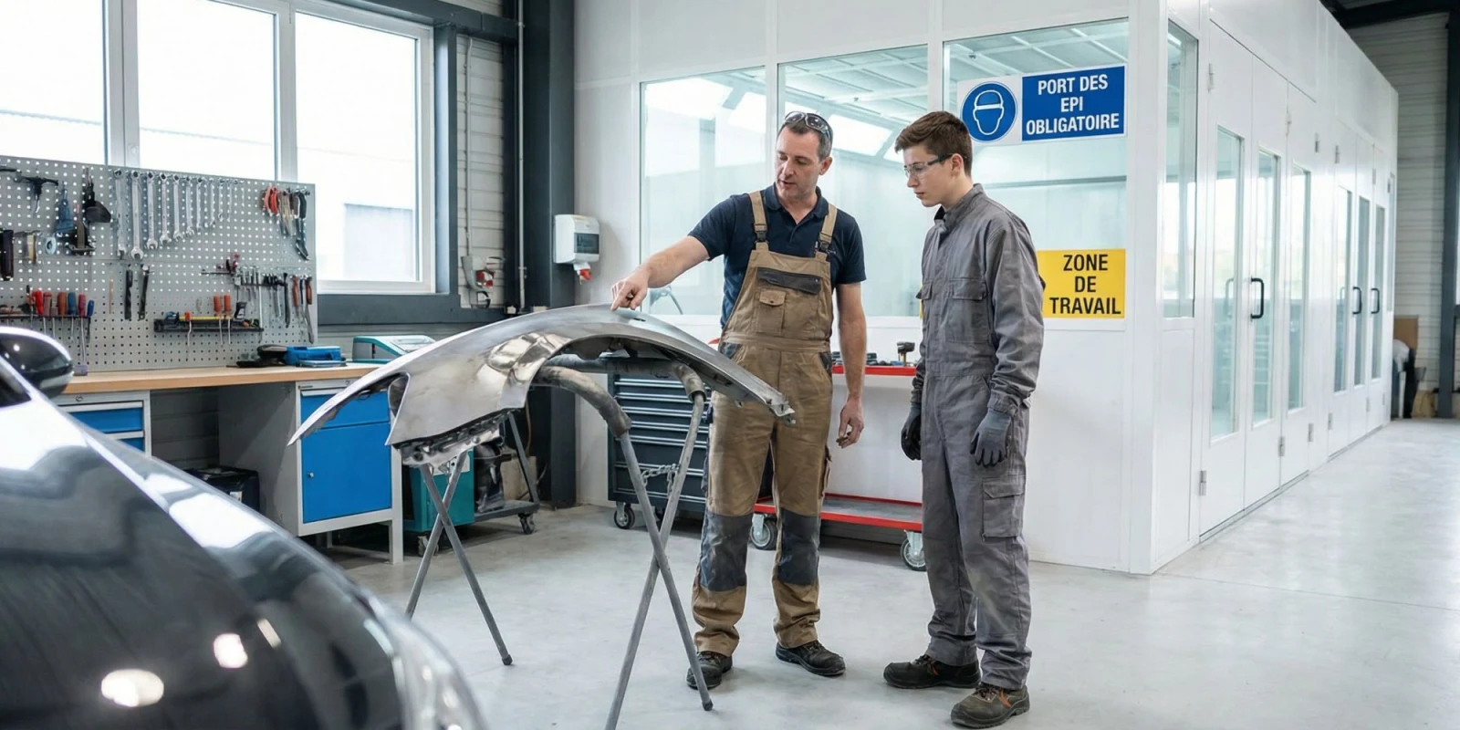 Premier Jour en Atelier Bac Pro CPA : Guide Complet pour Débuter en Carrosserie Peinture