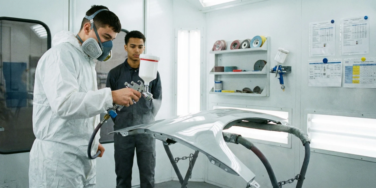 Peinture Automobile sans Traces : Les Techniques Pro du Bac Pro CPA